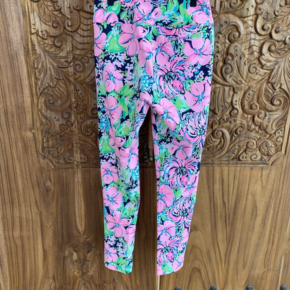 Lilly Pulitzer Luxletic Corso Golf Pants Size 00 high tide navy tall order - Picture 3 of 5